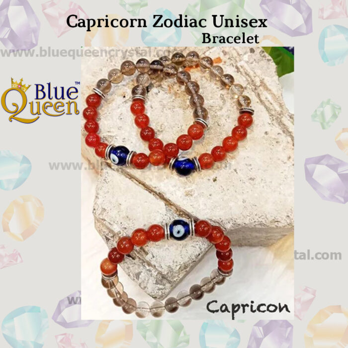 Bluequeen Capricorn Zodiac Unisex Crystal Bracelet