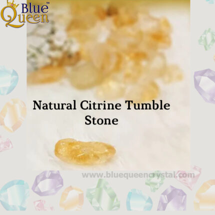 Bluequeen Citrine Tumble Stone
