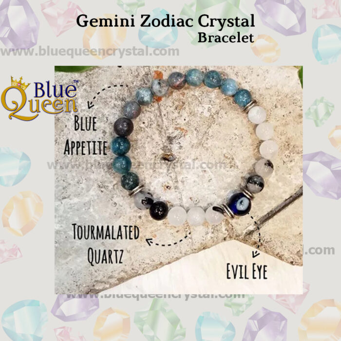 Bluequeen Gemini Zodiac Crystal Bracelet