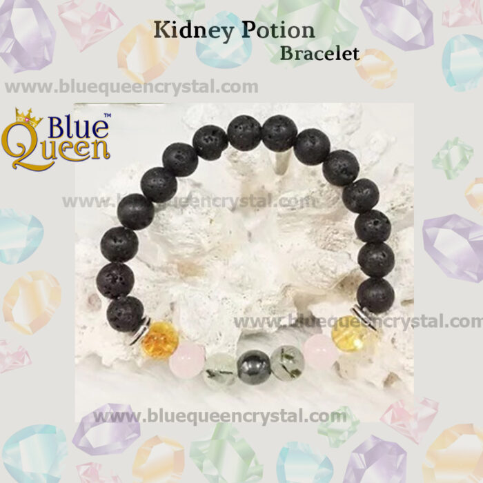 Bluequeen Kidney Potion Crystal Bracelet