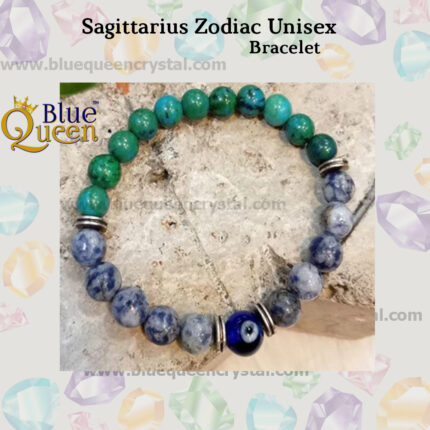 Bluequeen Sagittarius Zodiac Unisex Crystal Bracelet