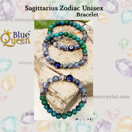 Bluequeen Sagittarius Zodiac Unisex Crystal Bracelet