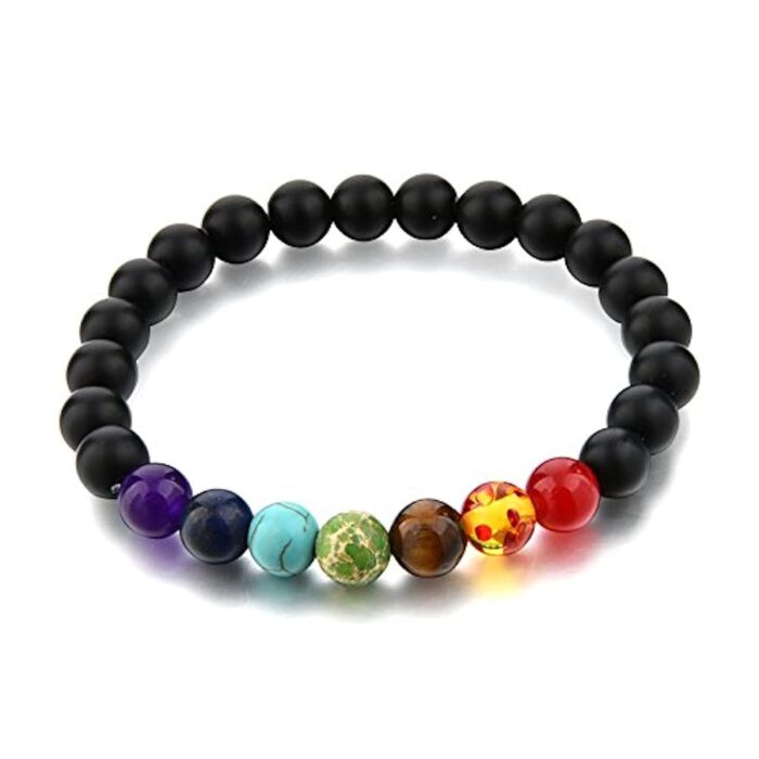 7 Chakra Reiki Feng Shui Semi Precious Gemstone bracelet
