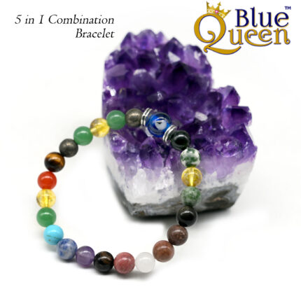 Natural Crystal Bracelet 5 In 1 | Combination Bracelet