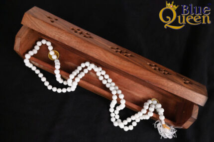 White Hakik Mala / White Agate Mala