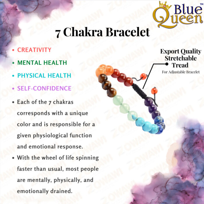 7 Chakra crystal bracelet