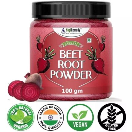 BlueQueen Natural & Pure BeetRoot Powder For Healty Pinkish Skin & Rosy Cheeks, Glowing & Shiny Skin Face - 100GM