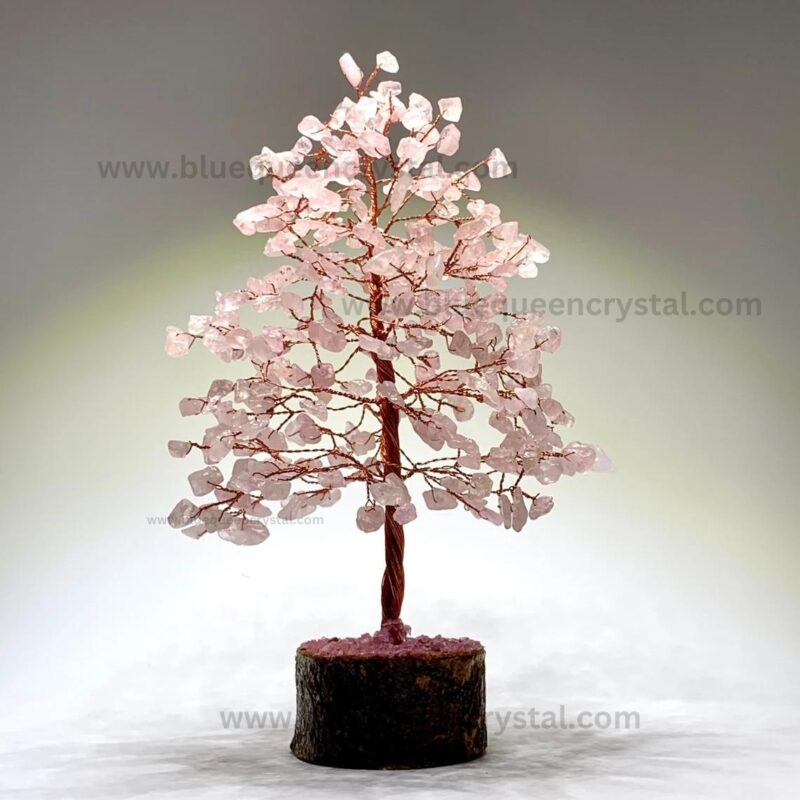 Rose Quartz Crystal Tree