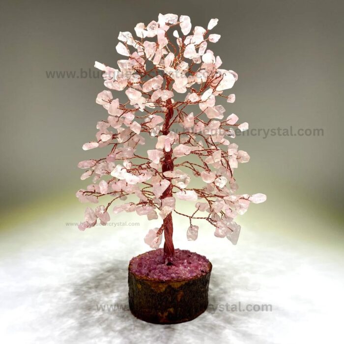 Rose Quartz Crystal Tree