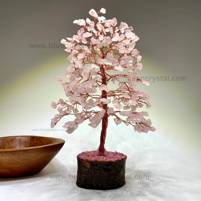 Rose Quartz Crystal Tree