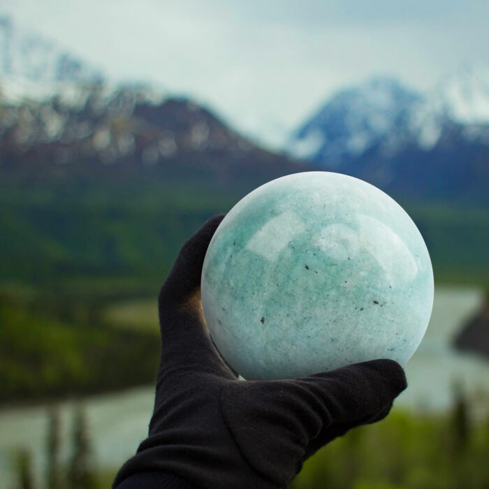 Amazonite Sphere Wholesale | Set of 4-6 Spheres Kg (2.2 lb)