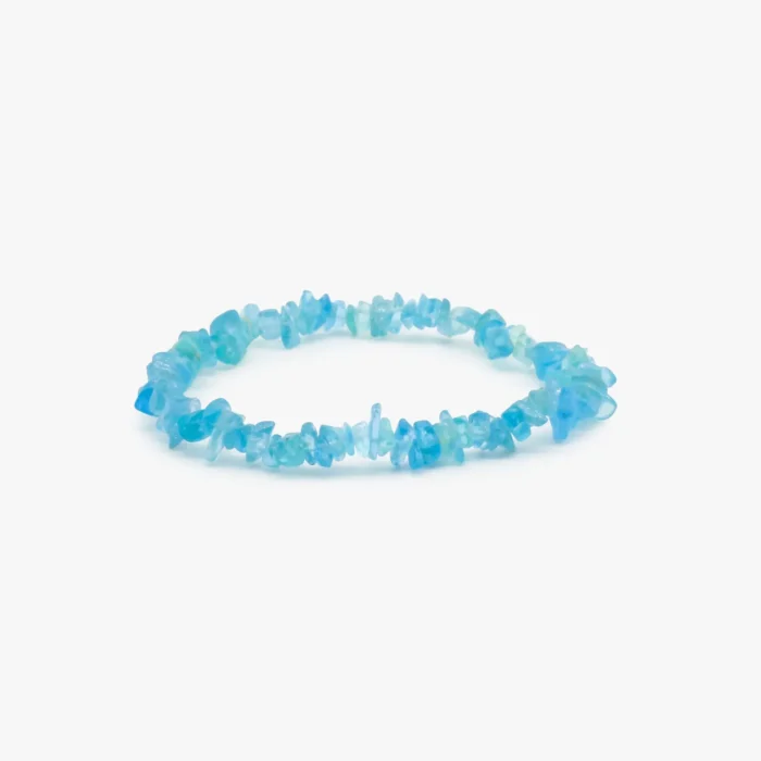 Aquamarine Chips Bracelet – 8 MM