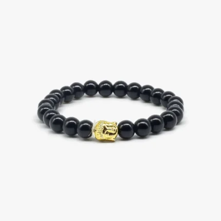 Black Tourmaline Beads Bracelet – 8 MM