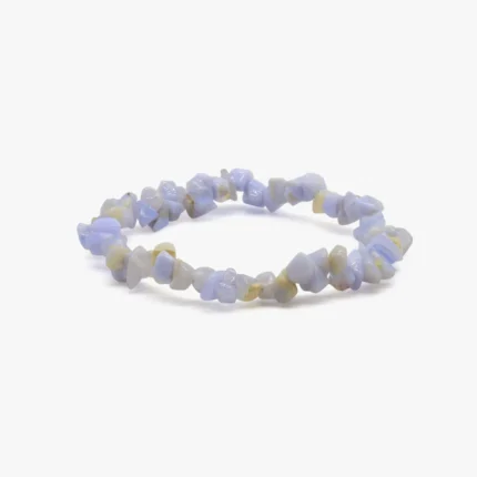 Agate Blue Lace Chips Bracelet