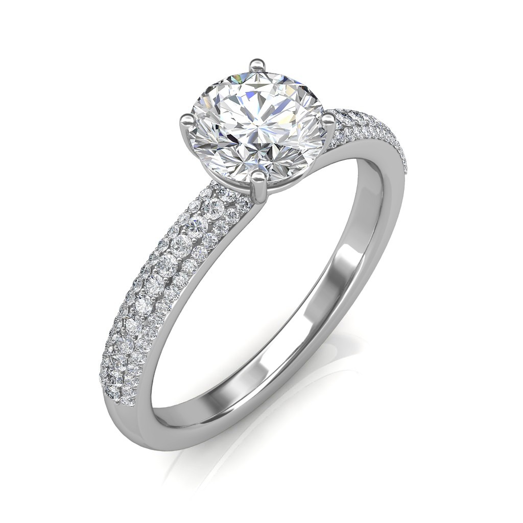 Sterling Silver Diamond Rings